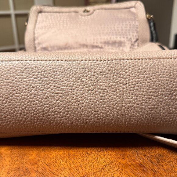 Kate Spade Beige Leather Jackson Flap Shoulder Bag - Picture 2 of 7